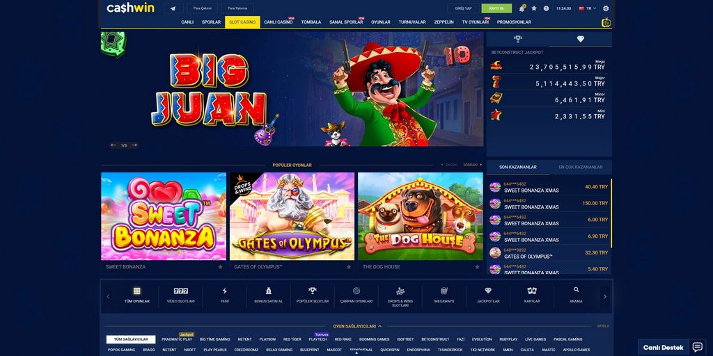 Cashwin Online Casino Bewertung und Ranking 2025