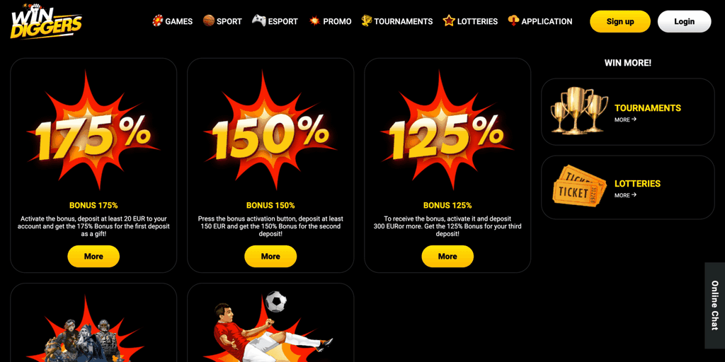 Win Diggers Casino Site Mobile Video Gaming